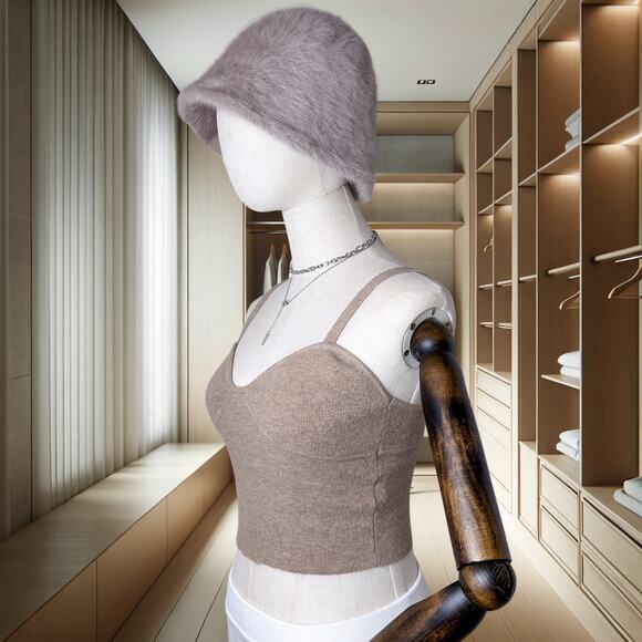 Women's Aritzia Wilfred Sicily Sweater (S Heather Gold Camel) - Picture 2 of 7